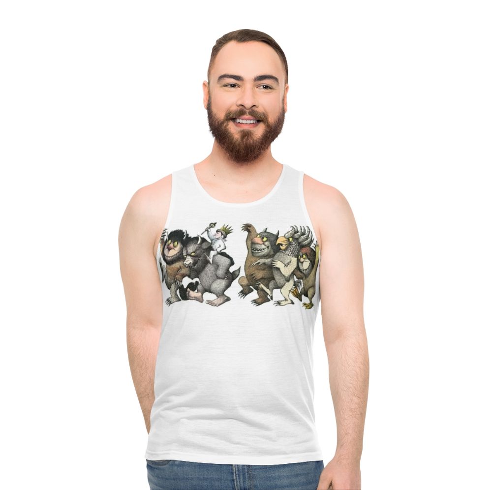 Wild Things Romp Graphic Unisex Tank Top