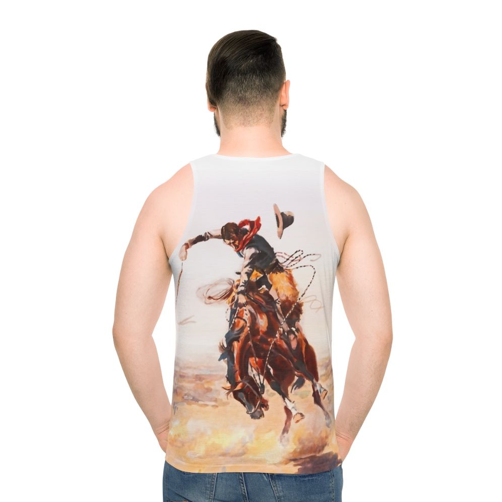 Wild West Series Retro Cowboy Unisex Tank Top
