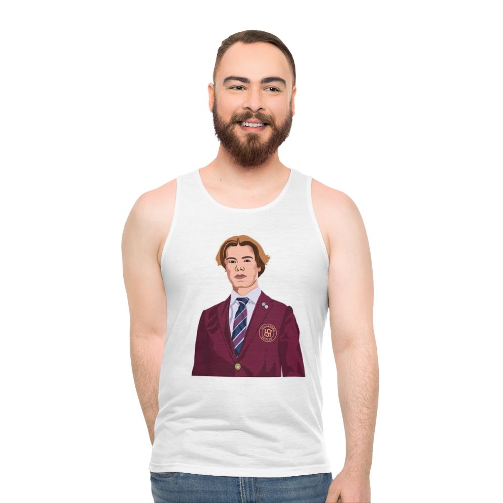 Wilhelm unisex tank top from the Netflix series 'Young Royals'