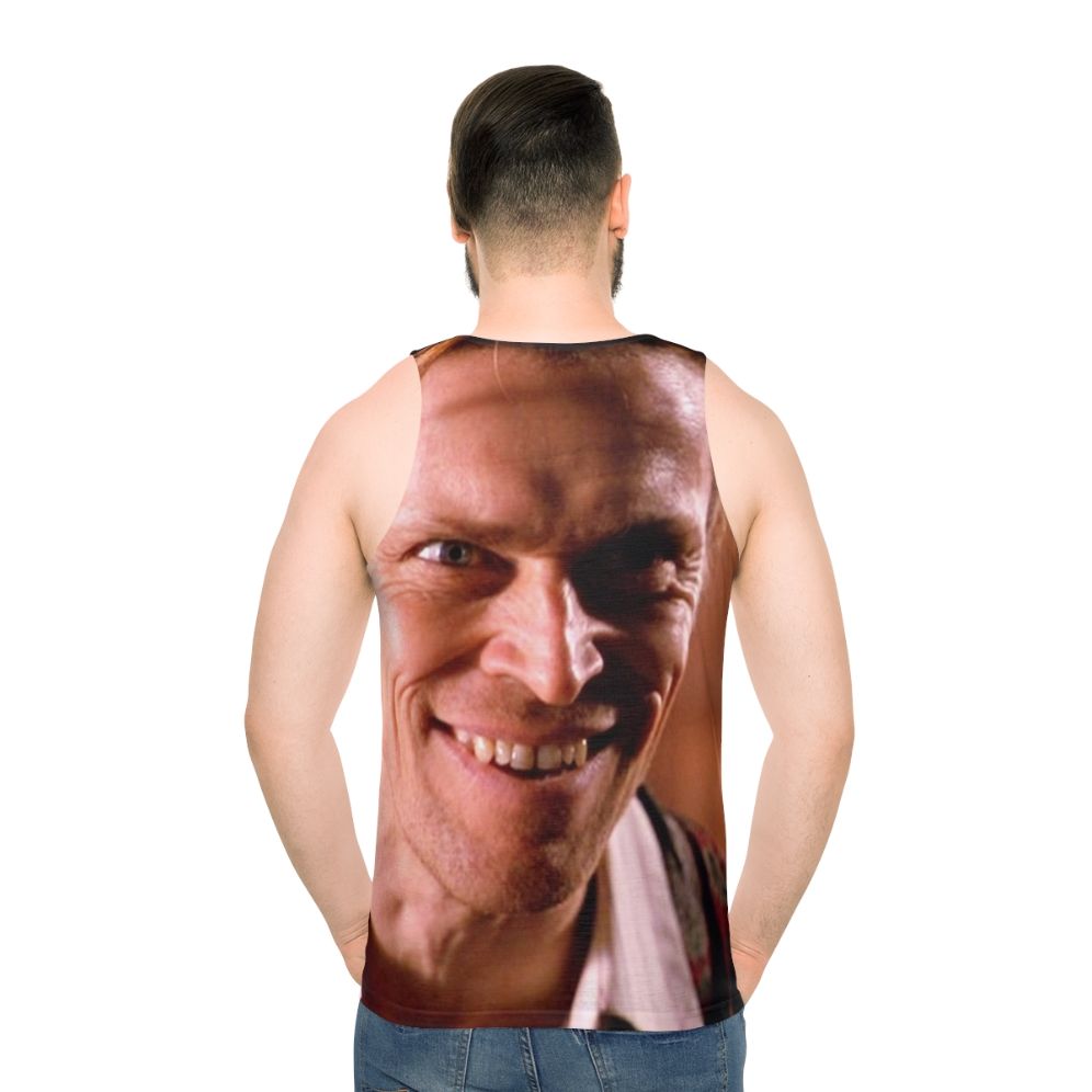 Unisex "Willem Is Happy" Tank Top featuring Willem Dafoe