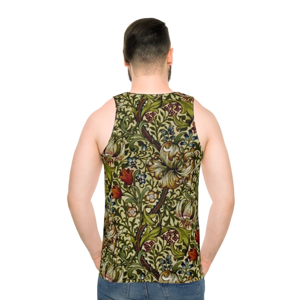 Vintage Floral William Morris Golden Lily Unisex Tank Top