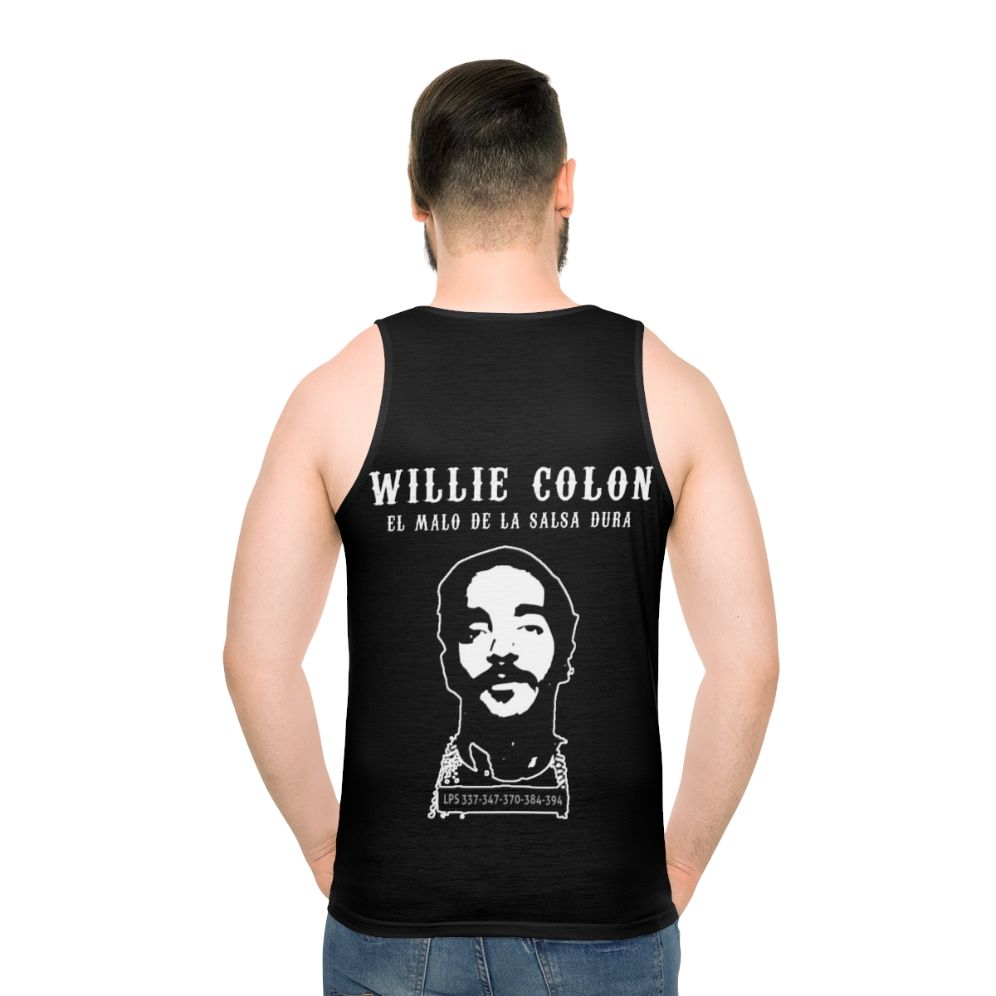 Unisex tank top featuring salsa music icon Willie Colon
