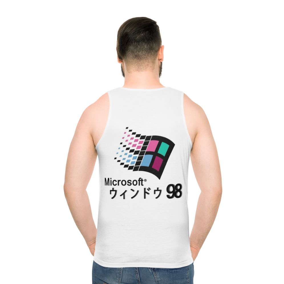 Windows 98 Vaporwave Unisex Tank Top