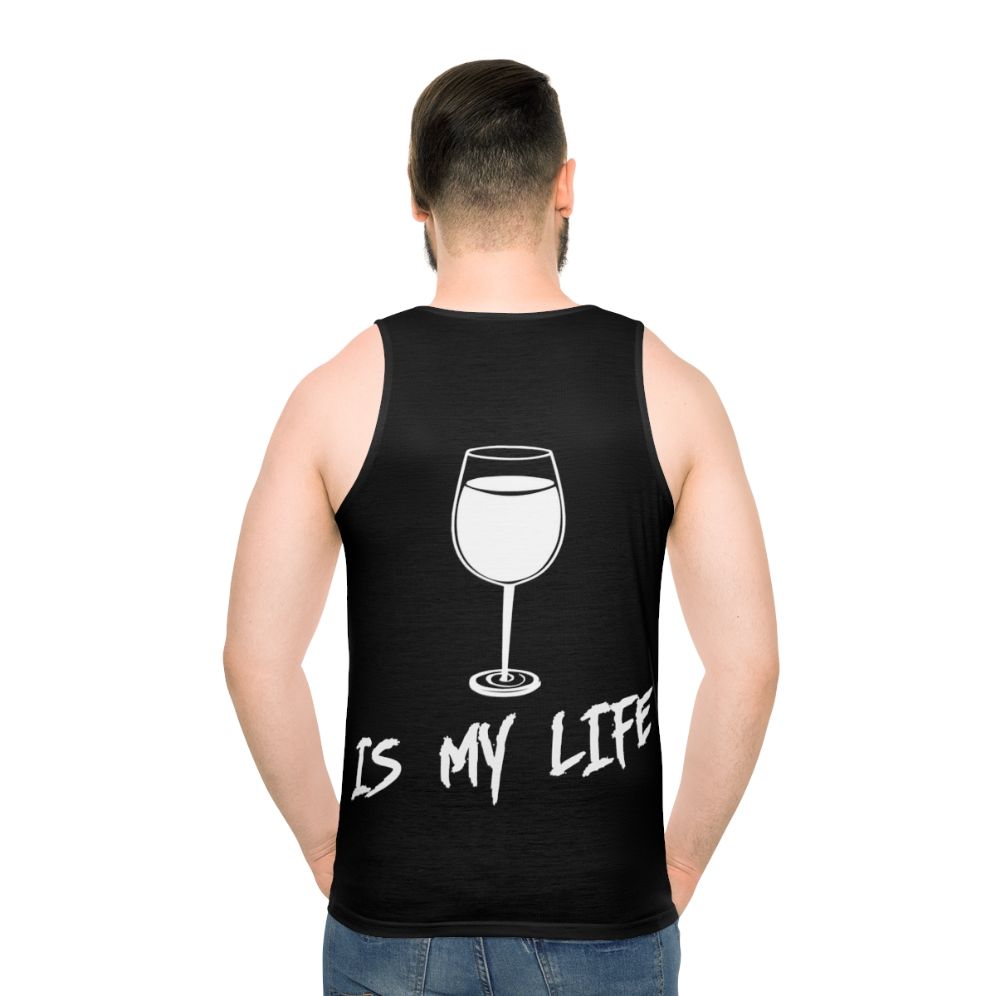 Unisex wine lover tank top