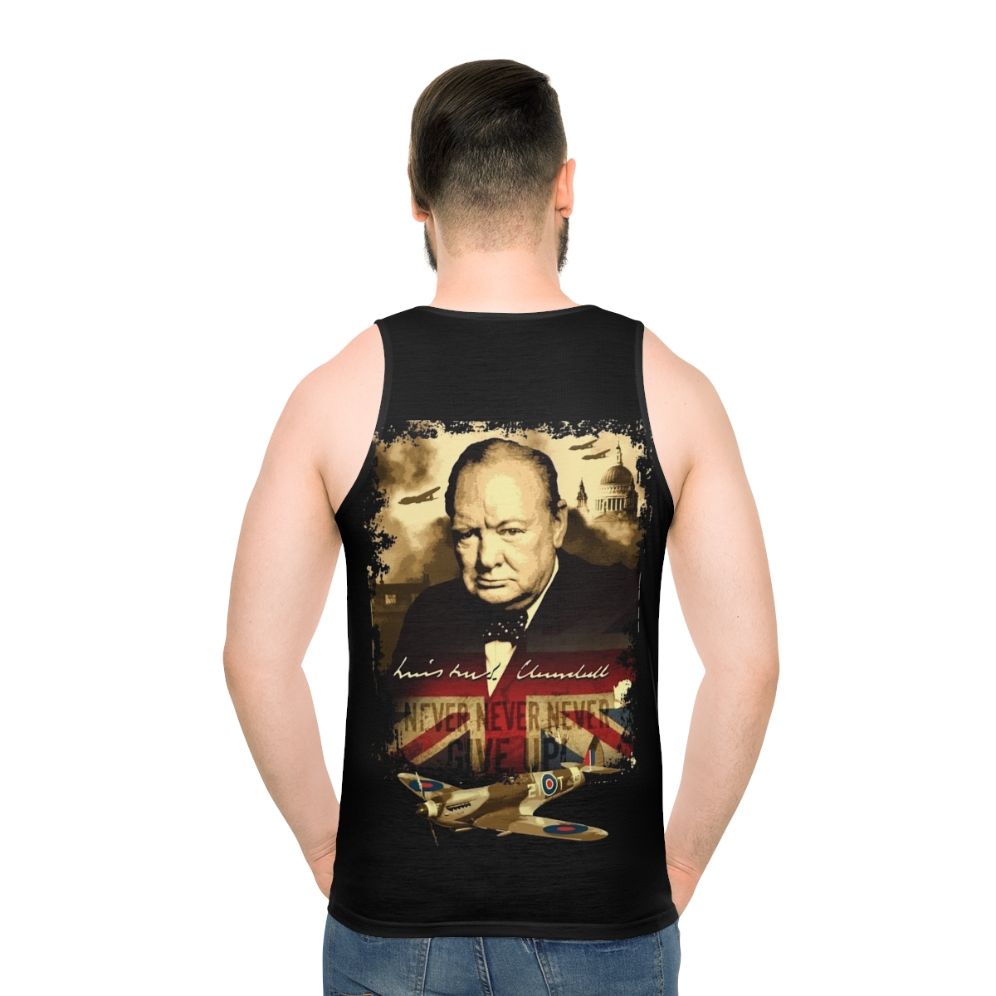 Winston Churchill Unisex Tank Top
