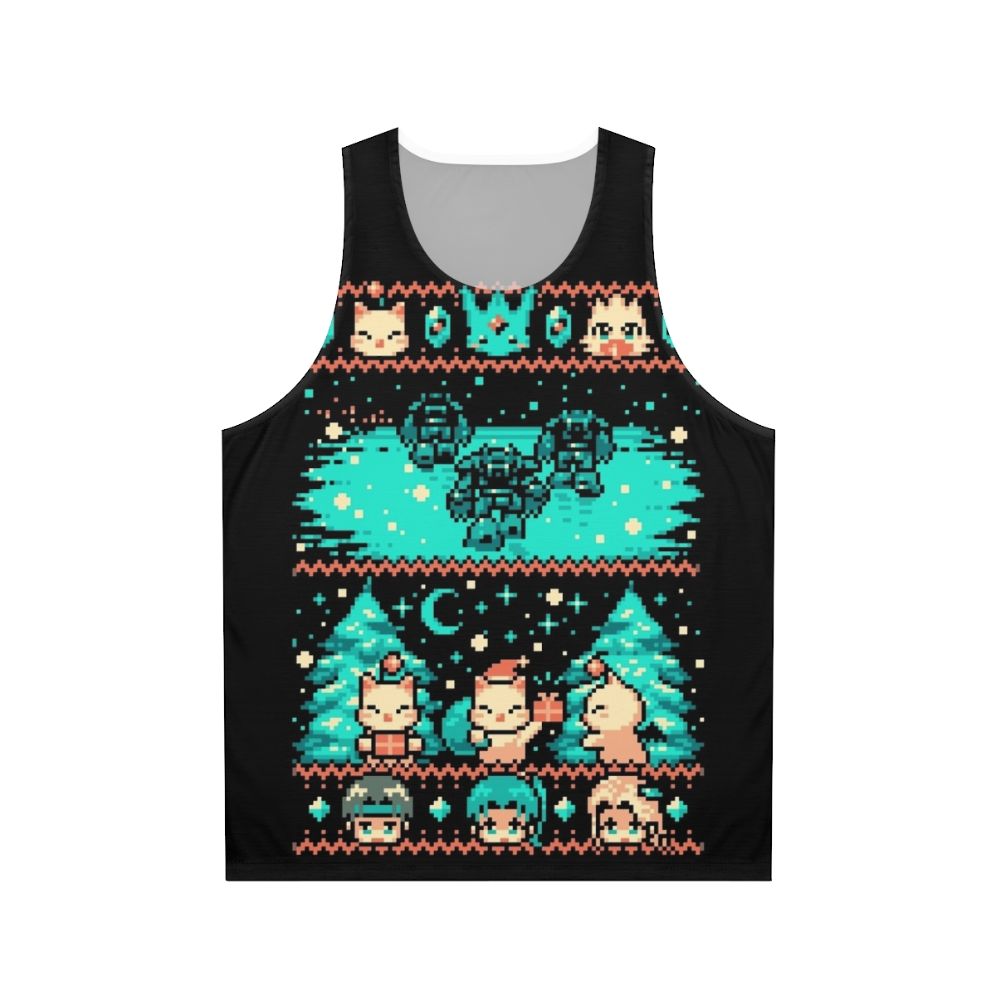 Winter Fantasy Unisex Pixel Art Tank Top