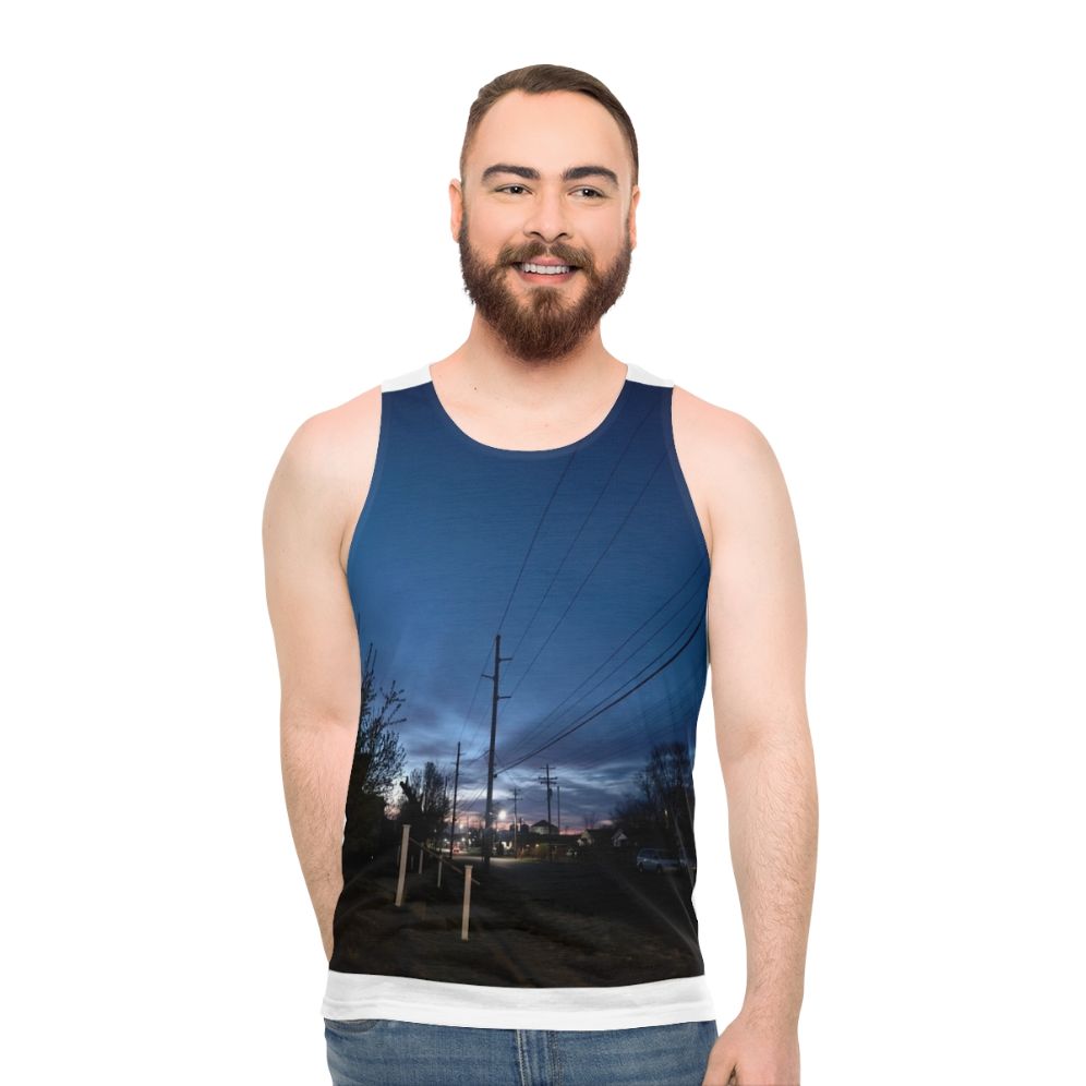 Winter Sunrise Unisex Tank Top