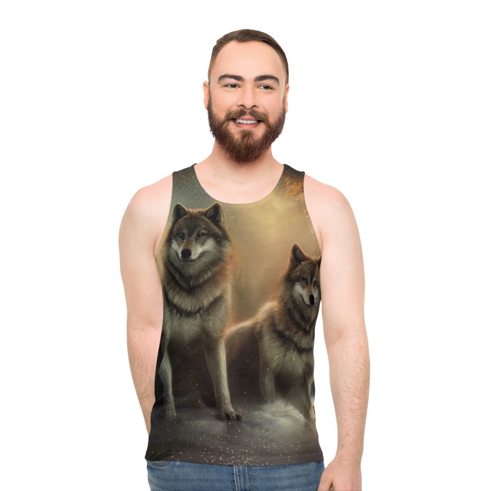 Winter Wolves Unisex Tank Top