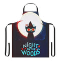 Witch Dagger-themed apron featuring characters and imagery from the video game Night in the Woods