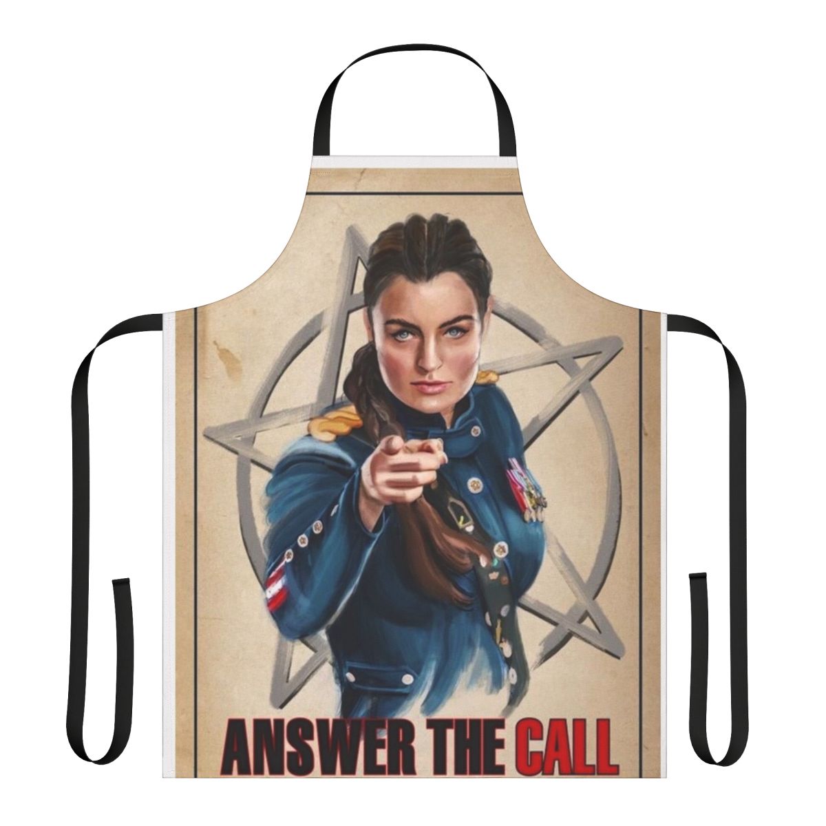 Witchcraft Pride Apron with Raylla, Scylla, Raelle, Tally, Abigail, and Alder designs