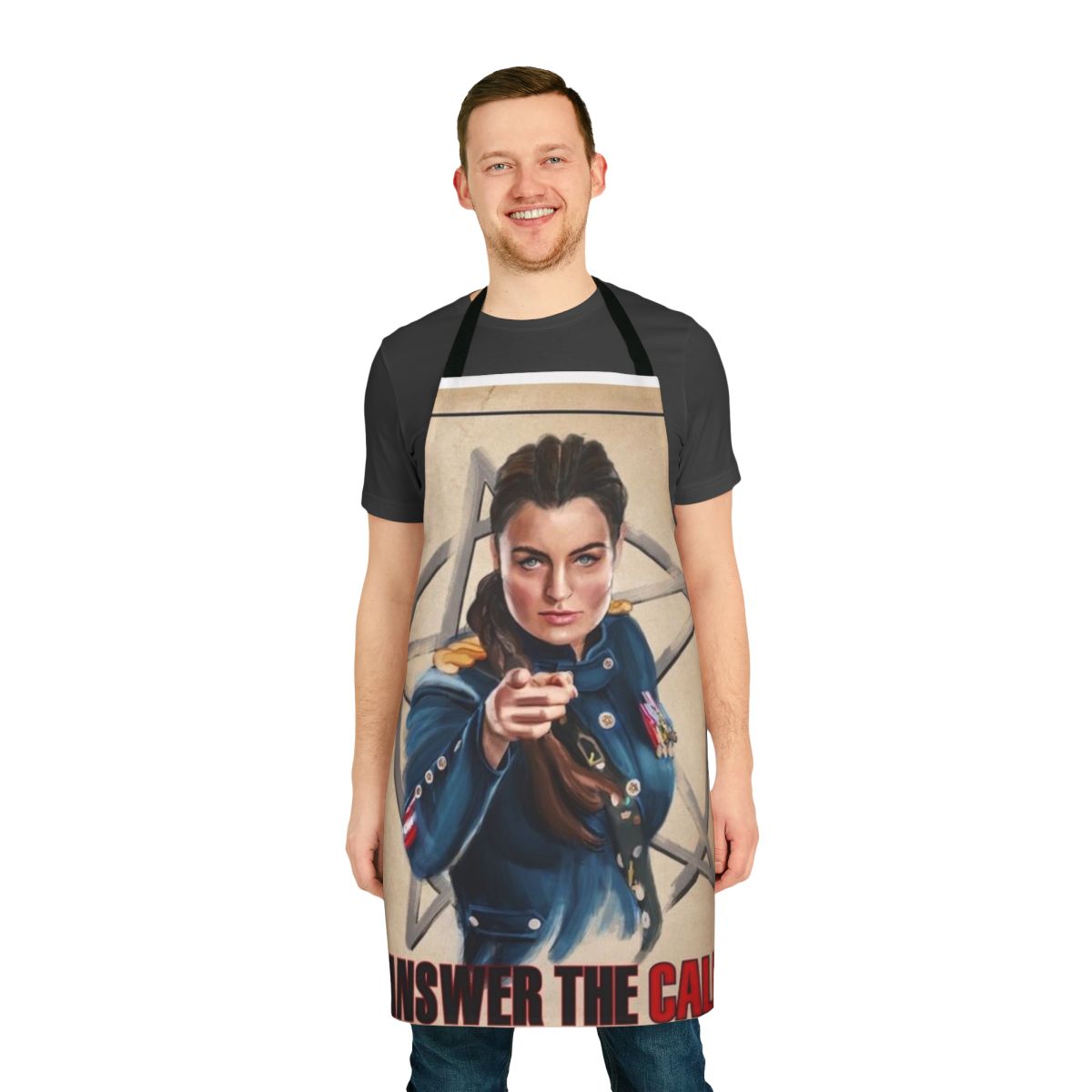 Witchcraft Pride Apron with Raylla, Scylla, Raelle, Tally, Abigail, and Alder designs