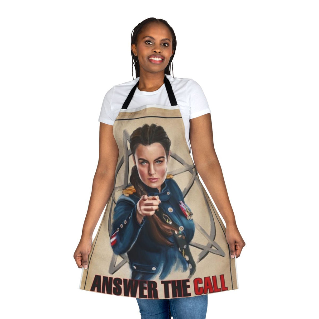 Witchcraft Pride Apron with Raylla, Scylla, Raelle, Tally, Abigail, and Alder designs