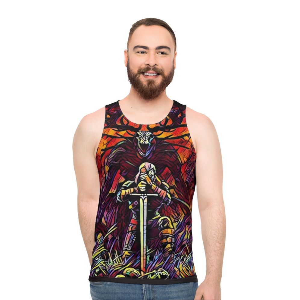 Witcher Netflix Unisex Tank Top - Be Fierce Be Fearless II