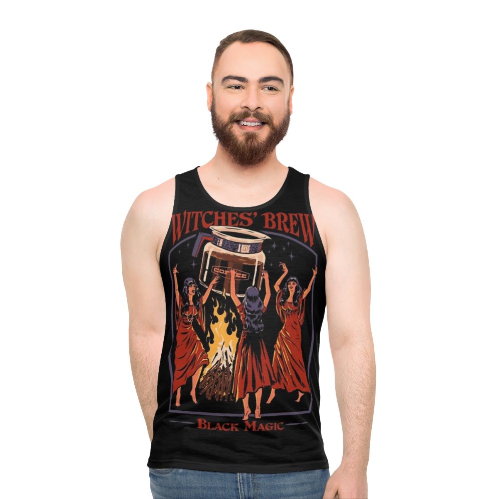 Witches Brew retro unisex tank top