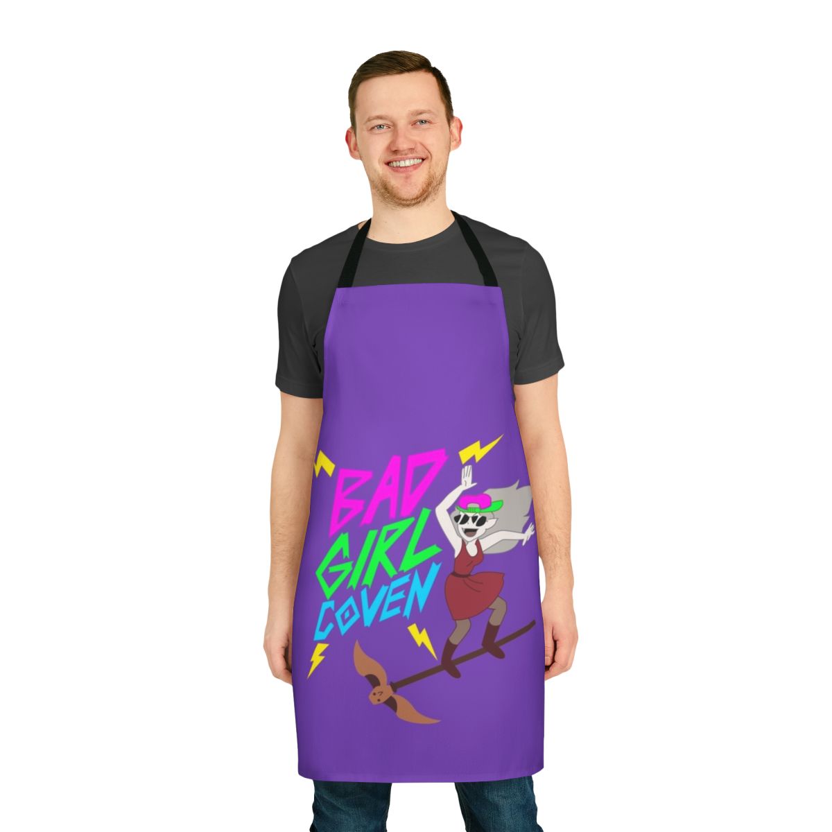 Witchy owl house cosplay apron featuring Eda Clawthorne and Luz Noceda