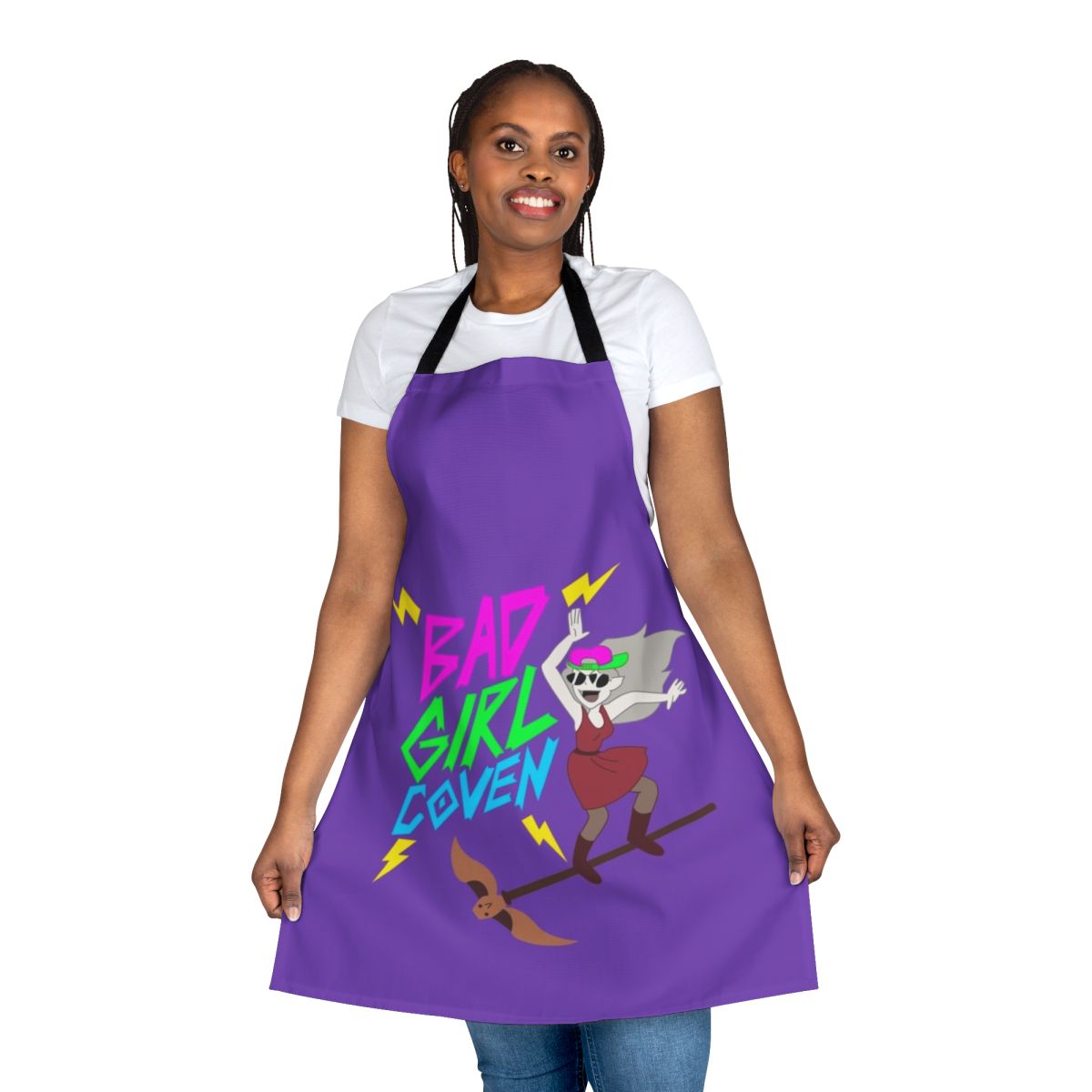 Witchy owl house cosplay apron featuring Eda Clawthorne and Luz Noceda
