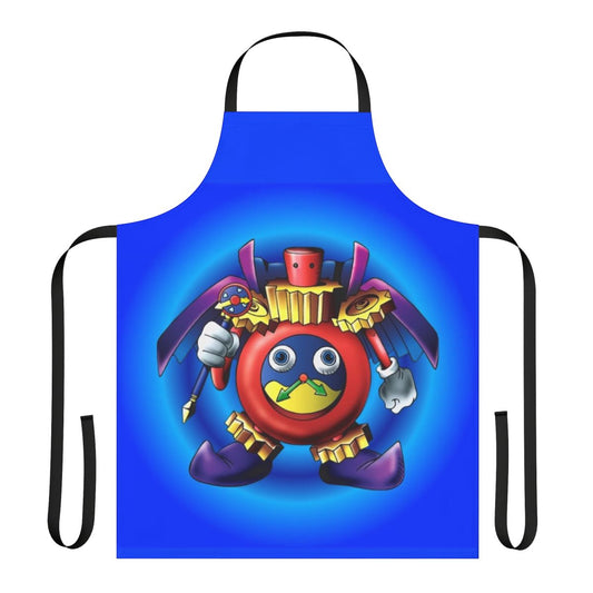 Apron featuring the Time Wizard from the Yugioh anime and manga series