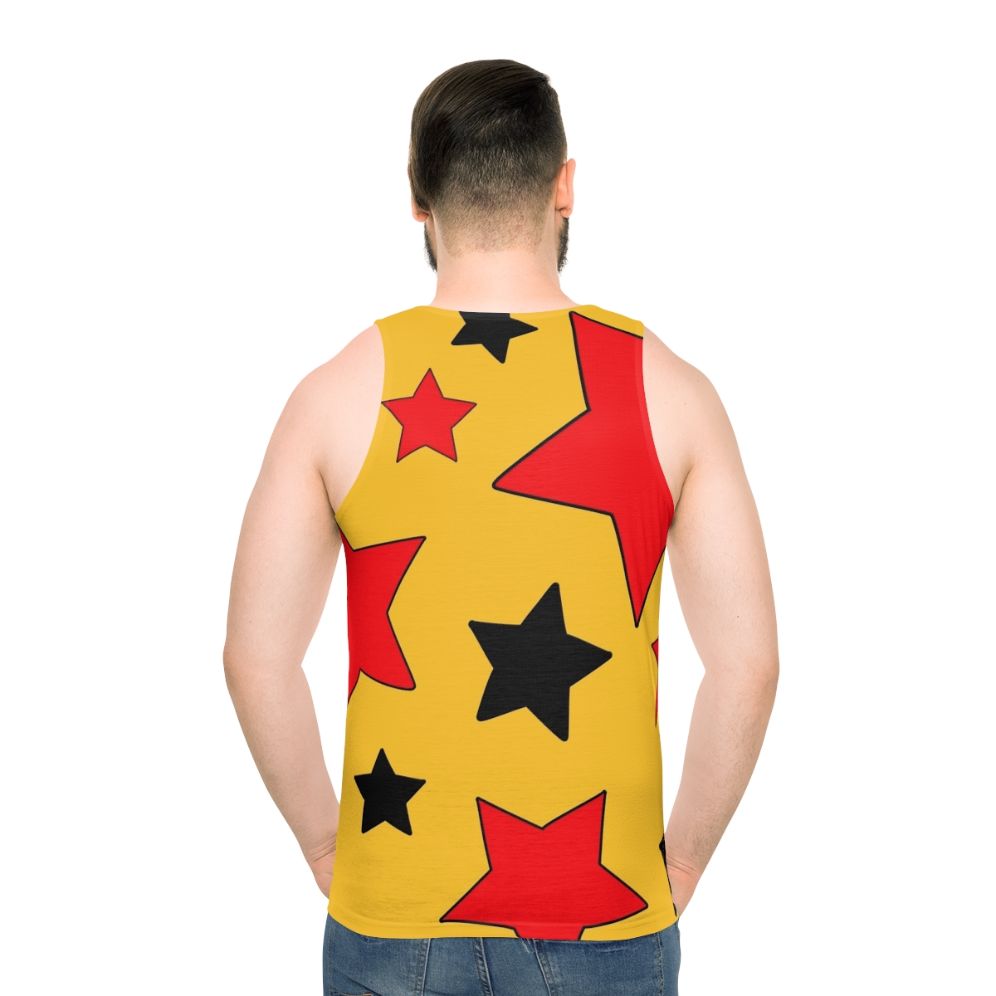Wizard stars unisex tank top with pop art and underground comic influences