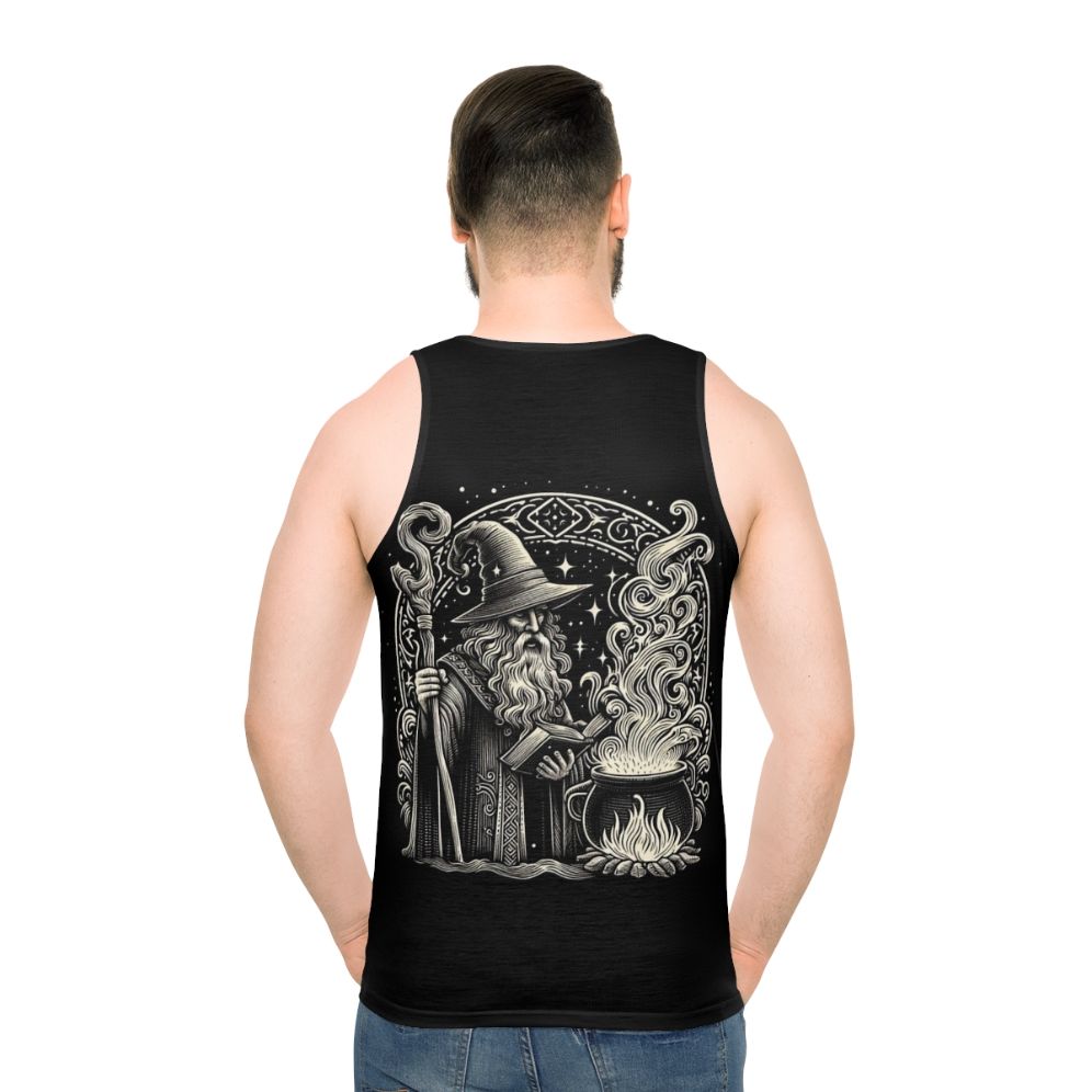 Wizard unisex tank top with magical design