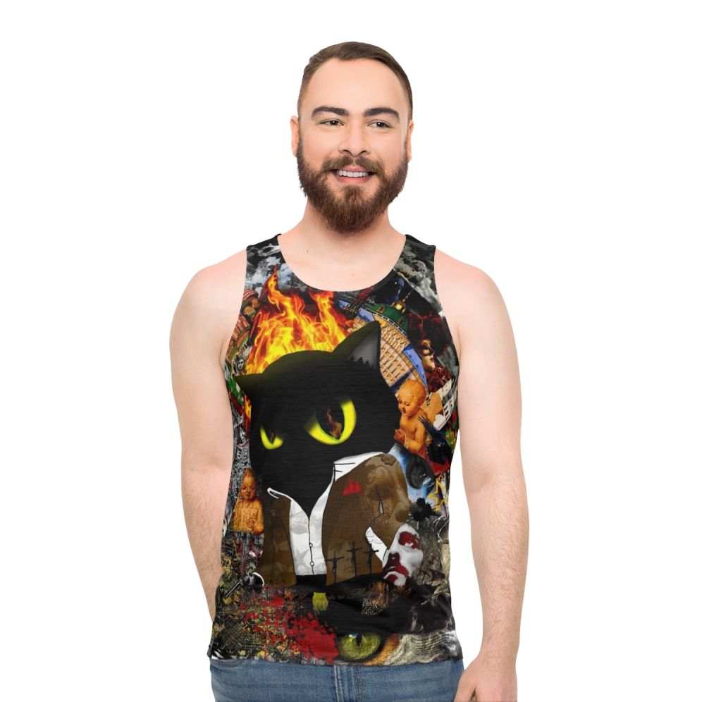 Woland's Cat Behemoth Unisex Tank Top