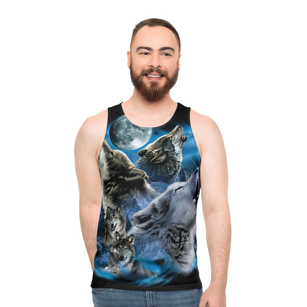 Wolf Family Unisex Tank Top