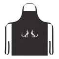 Apron featuring a striking wolf print design