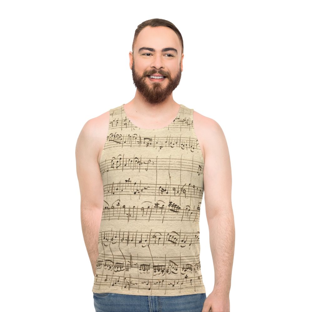 Wolfgang Amadeus Mozart Classical Music Unisex Tank Top