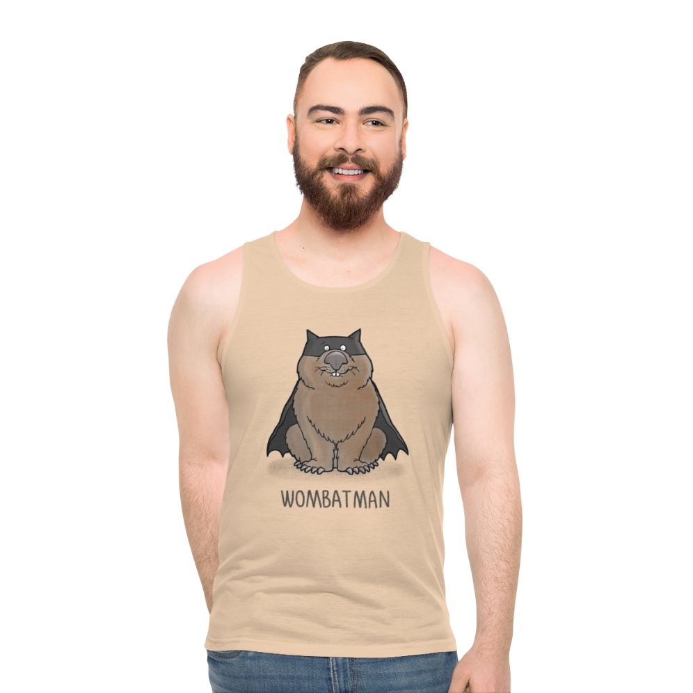 Wombat Superhero Unisex Tank Top