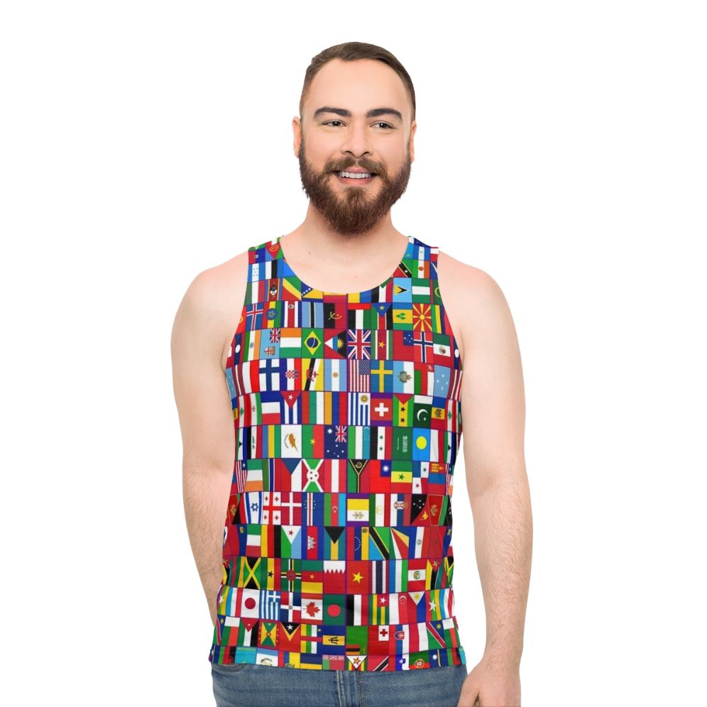 World Flags Unisex Tank Top
