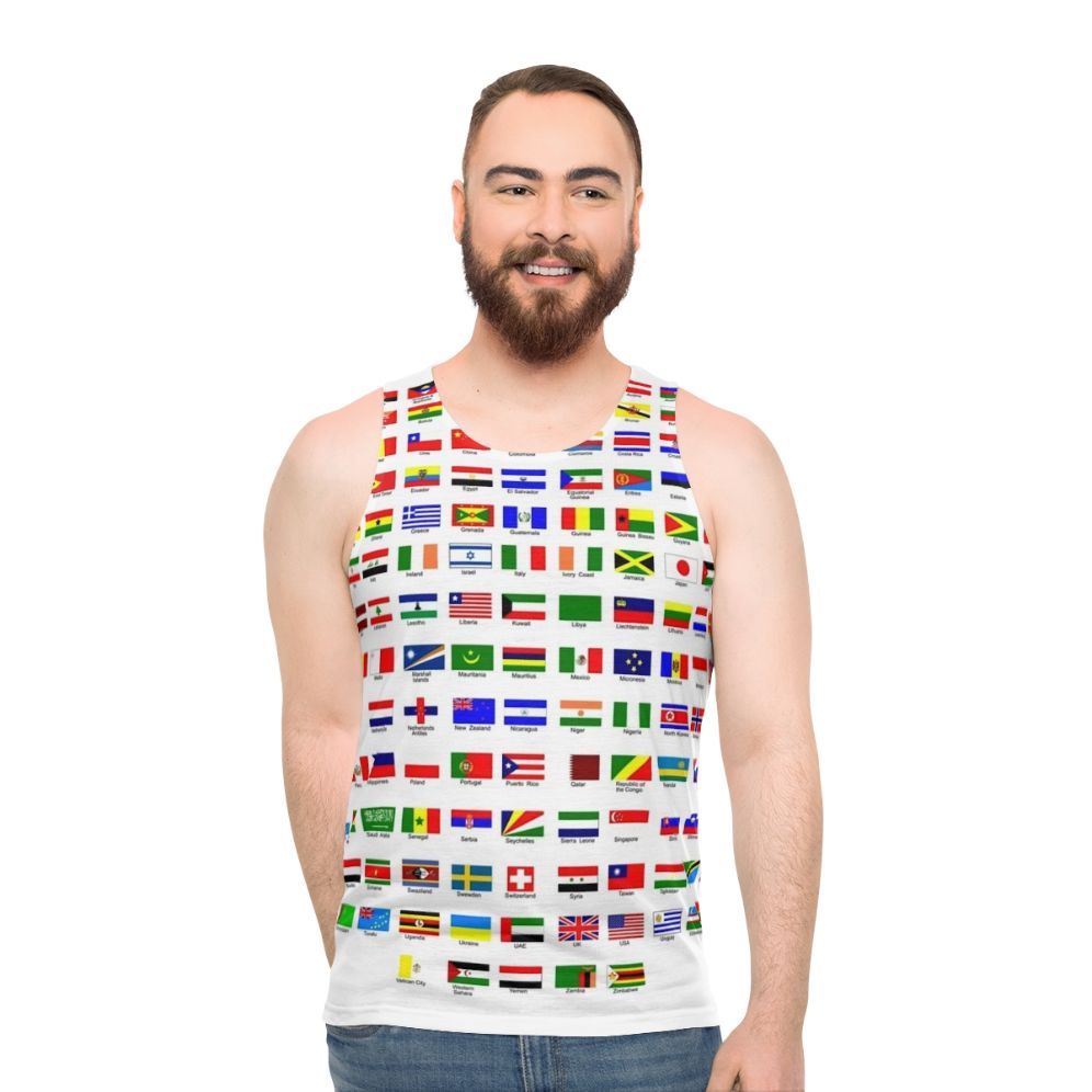 World Flags Unisex Tank Top