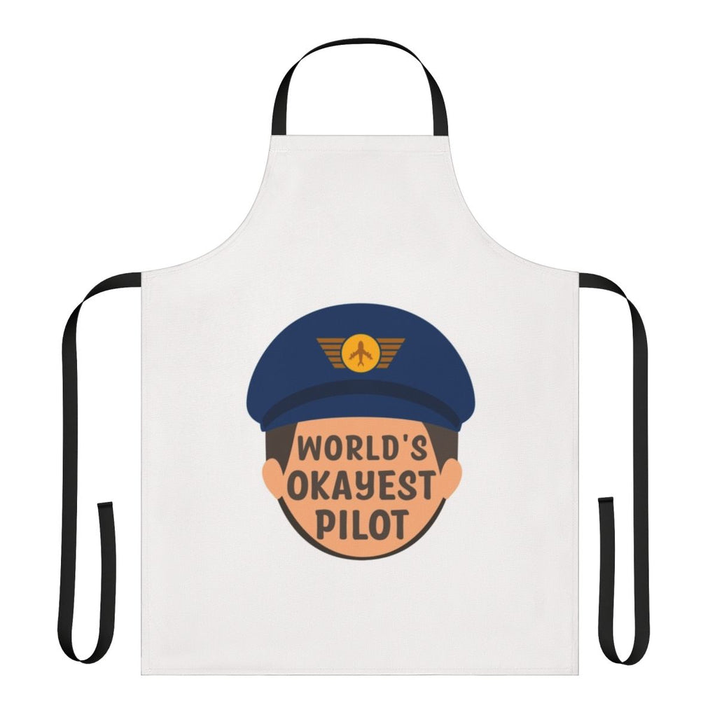 Worlds Okayest Apron - Funny Apron for Engineers, Careers, and Occupations