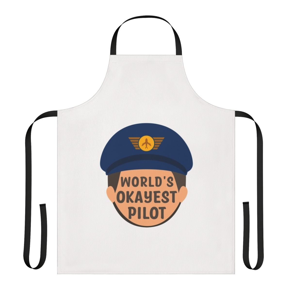 Worlds Okayest Apron - Funny Apron for Engineers, Careers, and Occupations