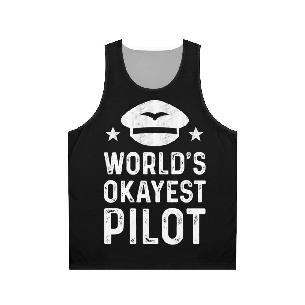 Worlds Okayest Unisex Tank Top