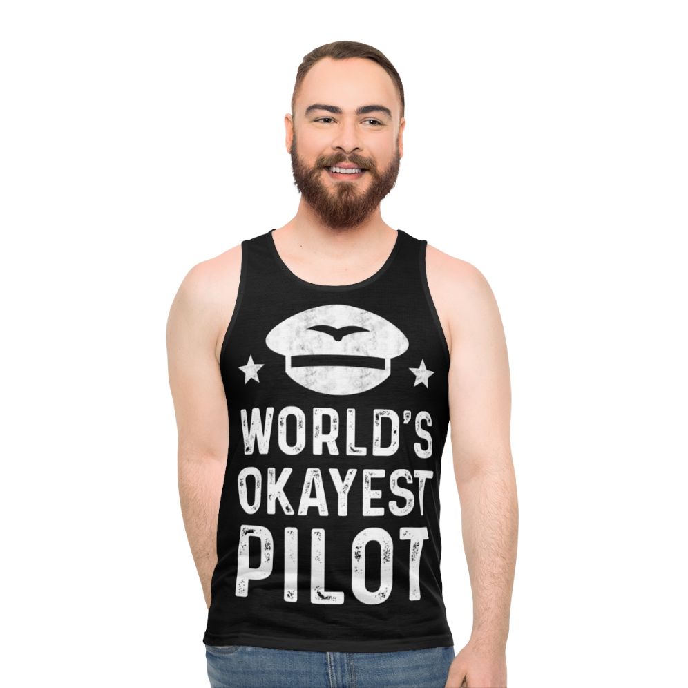 Worlds Okayest Unisex Tank Top