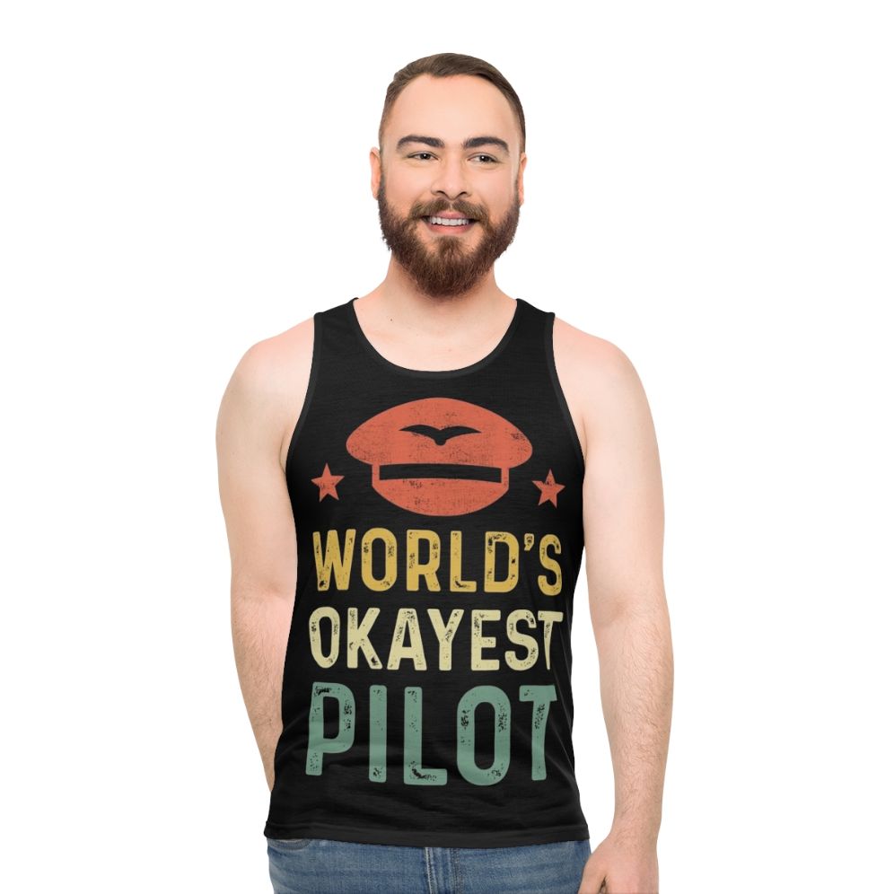 "Worlds Okayest Unisex Tank Top"