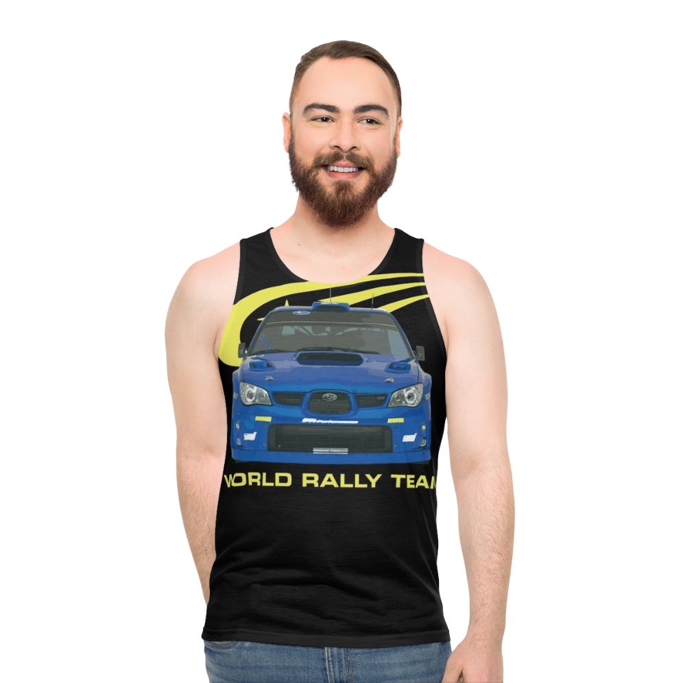 Wrc Petter Solberg 2007 World Rally Car Unisex Tank Top