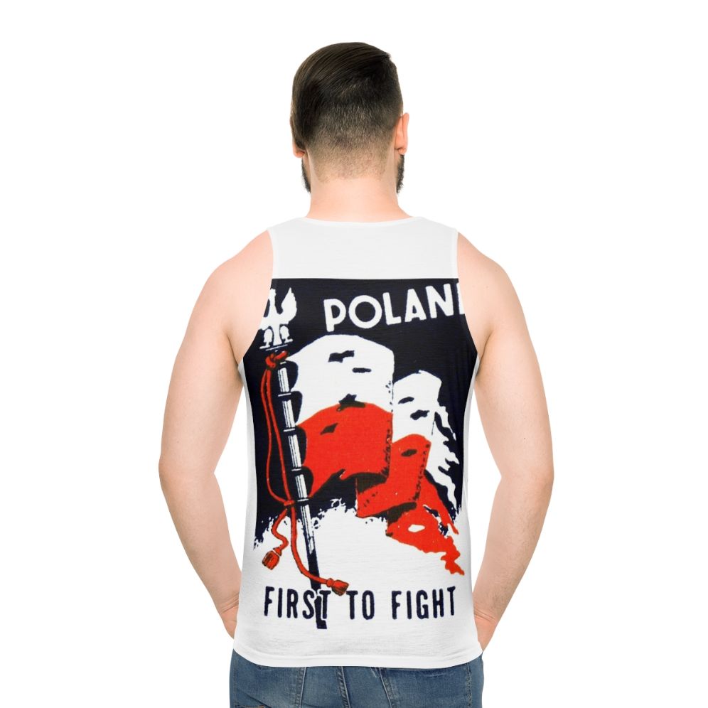 WWII Poland Unisex Tank Top