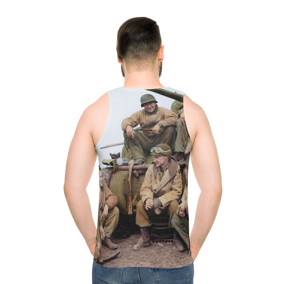 WWII US Army Tank Crew Unisex Tank Top with Ernie Pyle