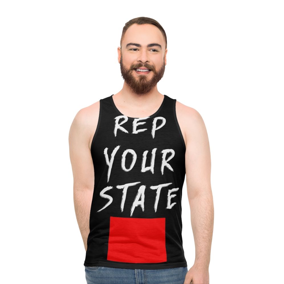 Wyoming state pride unisex tank top