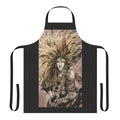 X Japan Inspired Apron featuring the image of Hide Hideto Matsumoto, the legendary guitarist of the iconic Japanese rock band.