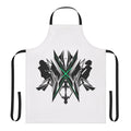 Xenoblade Chronicles 2 Pneuma-themed apron with a minimalistic cross design