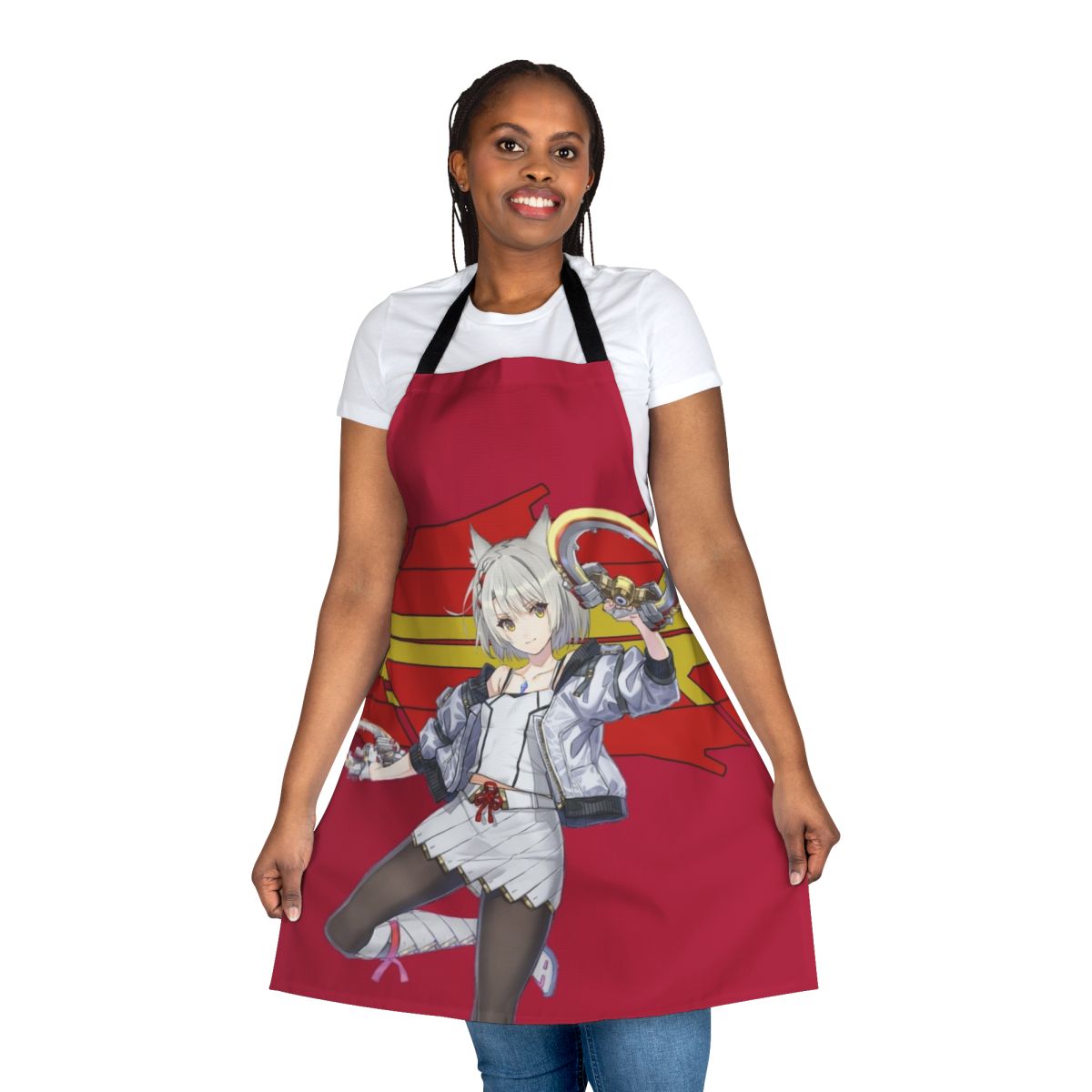 Mio Xenoblade Chronicles 3 Apron, featuring characters and designs from the popular Xenoblade video game series