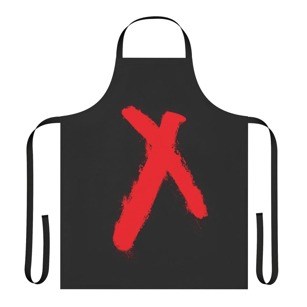 Xenogears-inspired apron featuring the Zohar symbol and retro gaming design