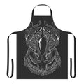 Xenomorph-themed alien apron featuring HR Giger-inspired design, perfect for grappling, martial arts, and sci-fi fans