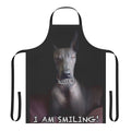 Xoloitzcuintle dog breed themed apron with a smiling design