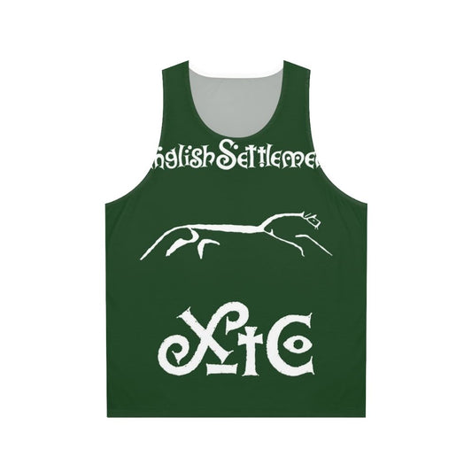 XTC English Settlement 80s Band Unisex Tank Top