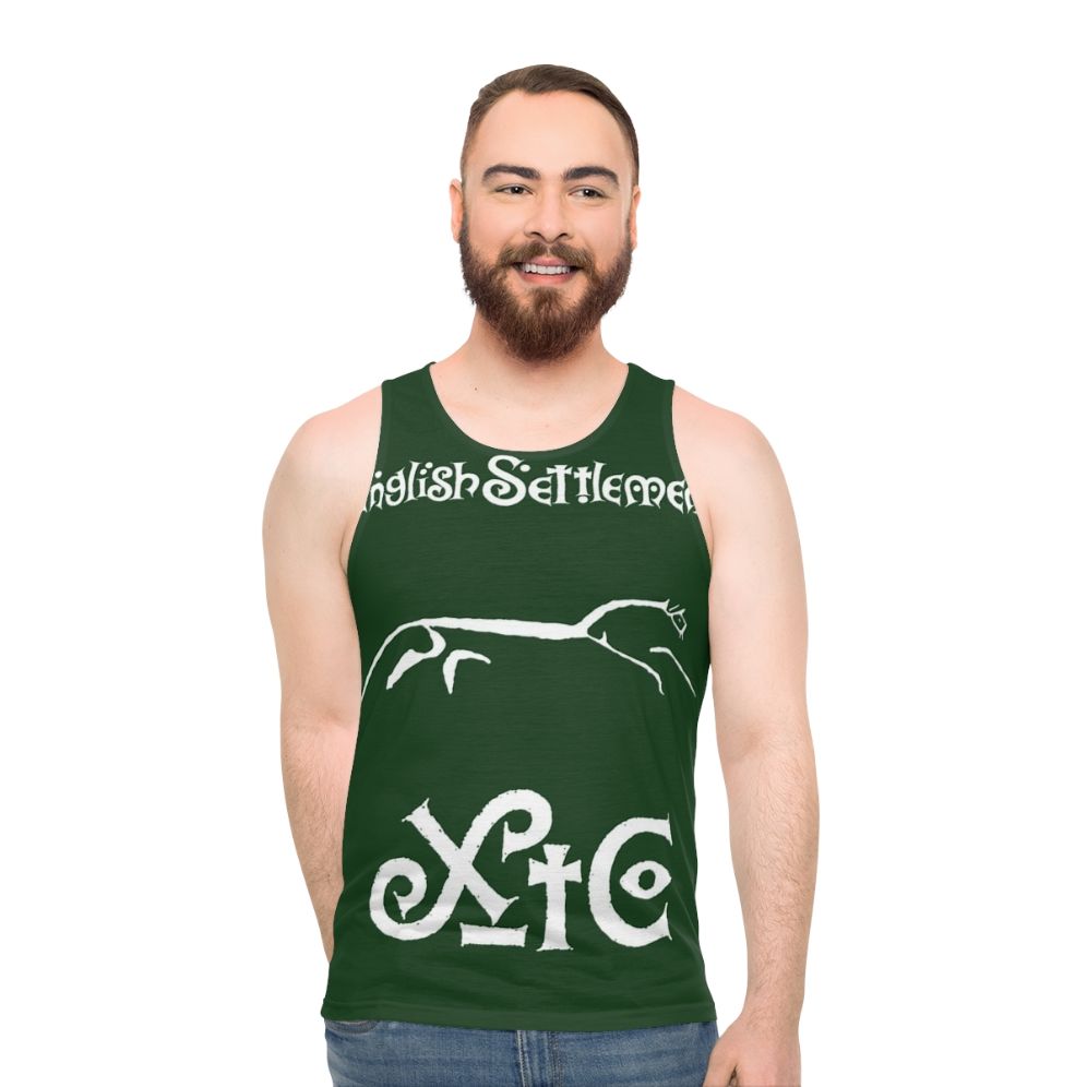 XTC English Settlement 80s Band Unisex Tank Top
