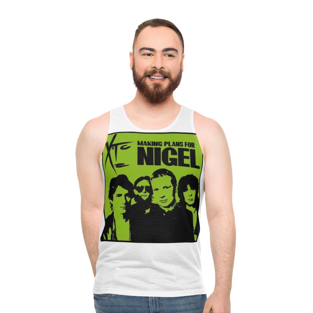Unisex XTC "Making Plans for Nigel" 70s New Wave Tank Top