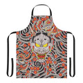 Apron featuring the Hannya design and Goro Majima from the Yakuza 0 video game