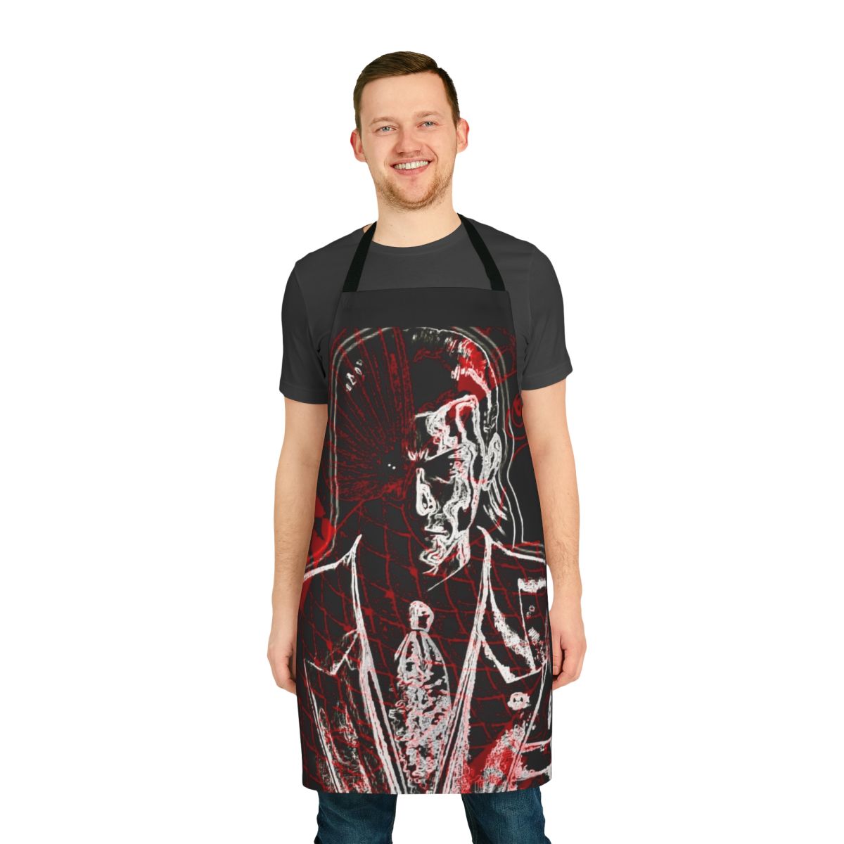 Fallen Kyodai Apron - Stylish and Durable Cooking Accessory Inspired by Yakuza Video Game Series